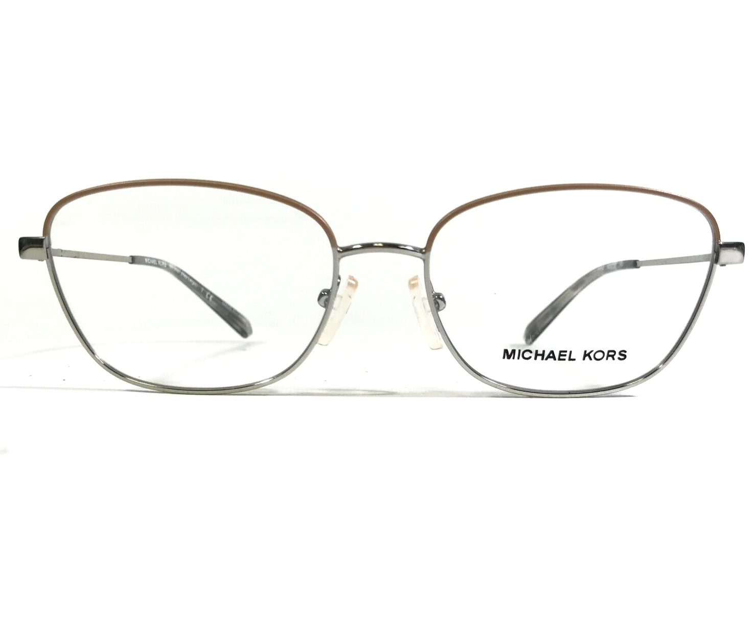 Michael Kors Eyeglasses Frames MK 3027 Key Largo 1153 Brown Silver 52-16-140 - $83.78