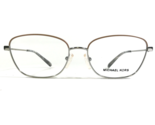 Michael Kors Eyeglasses Frames MK 3027 Key Largo 1153 Brown Silver 52-16... - $83.78