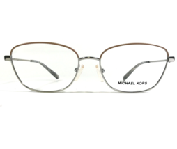 Michael Kors Eyeglasses Frames MK 3027 Key Largo 1153 Brown Silver 52-16-140 - £66.19 GBP