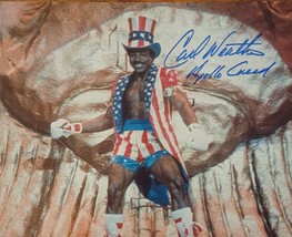 Carl Weathers Signed Autographed 8x10 Rocky IV Apollo Creed Photo With COA - £87.33 GBP