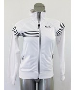 Bench Girls Size 13/14 Years White w/ Black Stripes Long Sleeve Polyeste... - $7.92