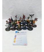 Lot Of (23) Wizkids Marvel DC Heroclix Commons Uncommons Wizkids  - $277.07 MXN