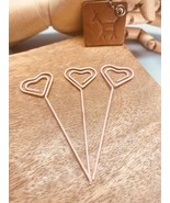 Valentine's loving heart paperclips & bookmarks (lot of 8) - $3.96