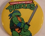 Vintage Teenage Mutant Ninja Turtles  Leonardo with sword Pinback Button - $3.95