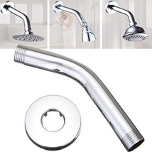 Shower Arm Extension 6 Inch Stainless Steel Construction, Showers Heads, Chrome - £26.14 GBP