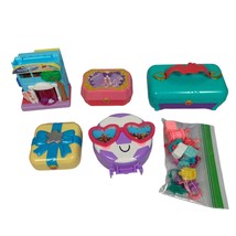 Lot of 5 Polly Pocket Sets Ballerina, Soccer, and More w/ Figures &amp; Accessories - £26.57 GBP