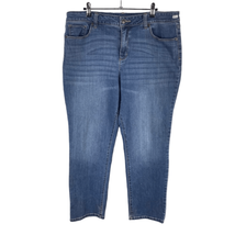 Liz Claiborne Straight Jeans 16 Women’s Dark Wash Pre-Owned [#3701] - £15.68 GBP