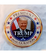3" Button Inauguration Day Donald Trump Pin Pinback Badge 47th President - $8.00