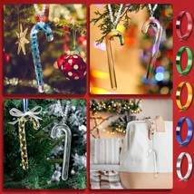 2023 Annual Crystal Candy Cane Christmas Decorations  Ornaments Sun catcher - £3.73 GBP