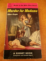 Vintage PB Murder for a Madame by Adam Knight Signet 920 1st Print 1952 VG - £9.44 GBP