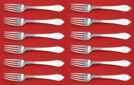 Continental by Georg Jensen Sterling Silver Dinner Fork Set of 12 pcs 7 1/4" - €1.852,31 EUR