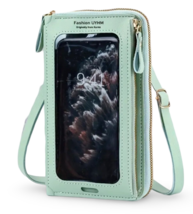 Touchscreen Purse Crossbody Cell Phone Choice Sections Slots Zip Cross-b... - £12.25 GBP