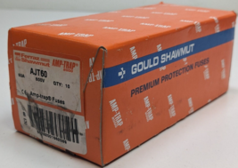 Box of 10 NEW - Ferraz Shawmut AJT60 60a 600v Amp Trap Fuses NOS - £112.64 GBP