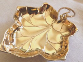 silver plate candy dish bowl leaf Germany Versilbert Anlaufgeschutzt WMF Akora - £12.86 GBP