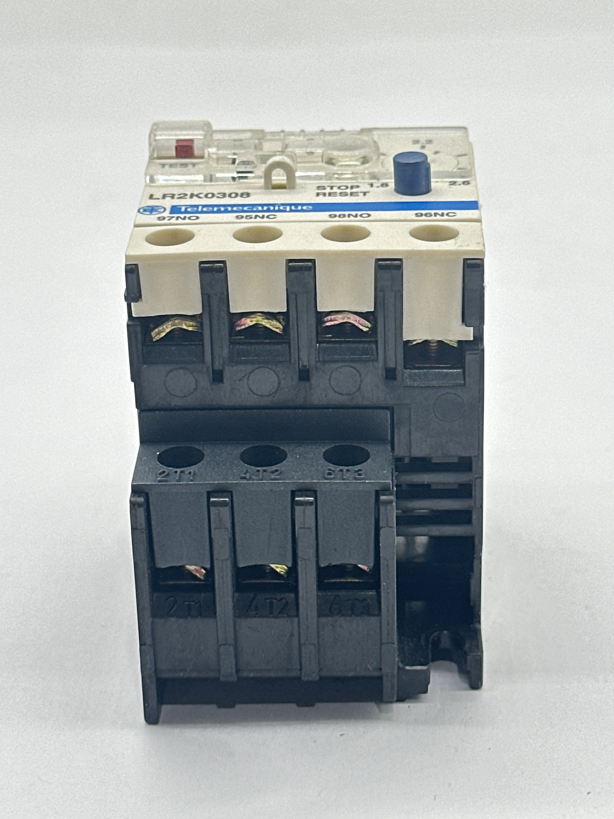 Telemecanique LR2K0308 Thermal Overload Relay 690V 1.8-2.6Amp  - $18.40