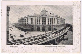 Postcard South Station Boston Massachusetts - £4.66 GBP