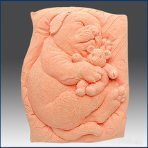 Silicone Soap/plaster/polymer clay Mold 2D – Doggy Dreams - £26.03 GBP