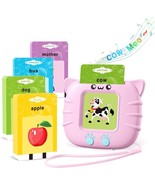 Toddler Toys Talking Flash Cards for 2 3 4 5 Years Boys Girls (Pink) - £15.32 GBP