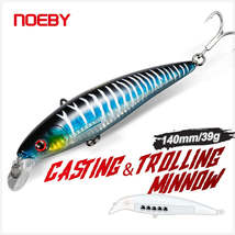 NOEBY Trolling Long Casting Minnow Fishing Lure 140mm 39g Floating Artif... - £4.79 GBP+