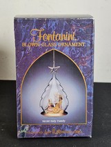 Fontanini Nativity Holy Family Christmas Ornament Teardrop Glass Roman #56240 - £15.27 GBP