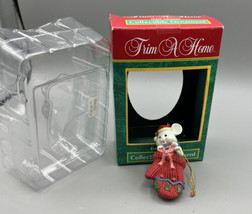 Ornament Christmas Mouse in Mitten Trim A Home Kmart Vintage 1992 China - £8.16 GBP