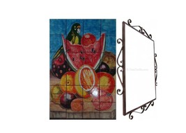 Mexican Talavera Mural HQ - Cotorro2 - - $228.00