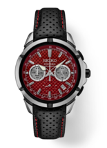 Seiko SSB435 Coutura Chronograph Red Dial Steel 43 mm Leather ( FEDEX 2 DAY) - £414.51 GBP