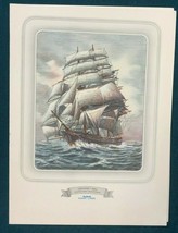 HOME LINES vintage S.S. Homeric West Indies cruise Dinner Menu March 3, 1956 - £7.77 GBP