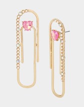Betsey Johnson Back to Cool Paper Clip Post Earrings - $89.07
