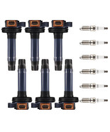 Pack of 6  Ignition Coil + Spark Plug For Lincoln Ford F150 Flex Taurus ... - $79.35