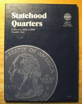 Statehood Quarters WHITMAN STORAGE BOOK - 2  - New - 2002 to 2005 - $11.95