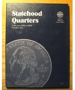 Statehood Quarters WHITMAN STORAGE BOOK - 2  - New - 2002 to 2005 - $11.95