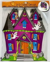 Vintage Halloween Haunted House New 3-D Table Centerpiece Party Decor Ghosts - £7.38 GBP