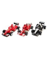 Set of 3 JD Toys F1 Sturdy National Racing Car Plastic Car Model  - £11.07 GBP