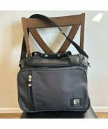 Kenneth Cole Reaction Canvas Carry-on Weekend Bag Shoulder Black Expandable - $34.74 CAD