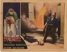 *Ten Nights In A BAR-ROOM (1931) William Farnum &amp; Tom Santschi Fight Bar On Fire - £58.99 GBP