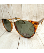 VINTAGE Riviera Eyewear Matte Tortoise Gold UV Sunglasses 6520 NEW OLD S... - $33.78 CAD
