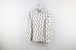 Vintage 90s Disney Womens Large Mickey Mouse All Over Print Turtleneck T-Shirt - £43.43 GBP