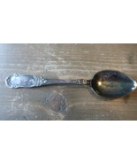 Vintage Antique Ornate Norway Silver Teaspoon 6.25&quot; - £8.19 GBP