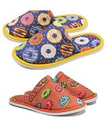 Valentine&#39;s Day Pack Donut For Him Purple Donut For Her Home Slippers Ki... - £13.29 GBP