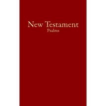 New Testament With Psalms: Burgundy: KJV Holman Bible Staff - $5.00