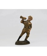 Elastolin WWI US Soldier Bugle Player Vintage 1930s 55mm Composite Mini Figure