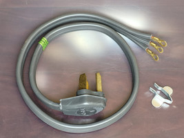 Electric Dryer 3 Prong Cord 3 ft 10 AWG 30 Ampere 240V UL listed 60C SRD... - $14.83