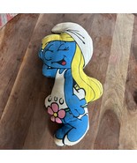 Vintage 1980&#39;s Smurf Plush Pillow Smurfett 19” - €12,15 EUR
