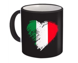 Italian Heart : Gift Mug Italy Country Expat Flag Patriotic Flags National - £12.68 GBP