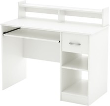 South Shore Axess Desk With Keyboard Tray, White - $130.99