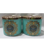 BRIDGERTON Bath &amp; Body Works 3-wick Scented Candle Lot 2 QUEEN CHARLOTTE... - £58.09 GBP
