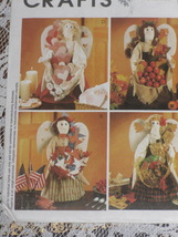 McCall&#39;s Crafts Pattern 8945 Angels for All Seasons 20&quot; Centerpiece Dolls Uncut - £5.45 GBP