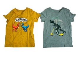 Cat And Jack Kids Tee Shirt Multiple Colors Medium Mustard/5RZ19 Ocean Green 3T - £5.34 GBP