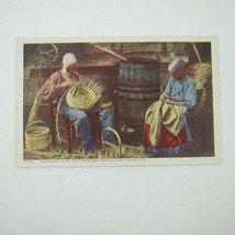 Postcard Basket Makers Southern Appalachian Mountains North Carolina Ant... - $5.99